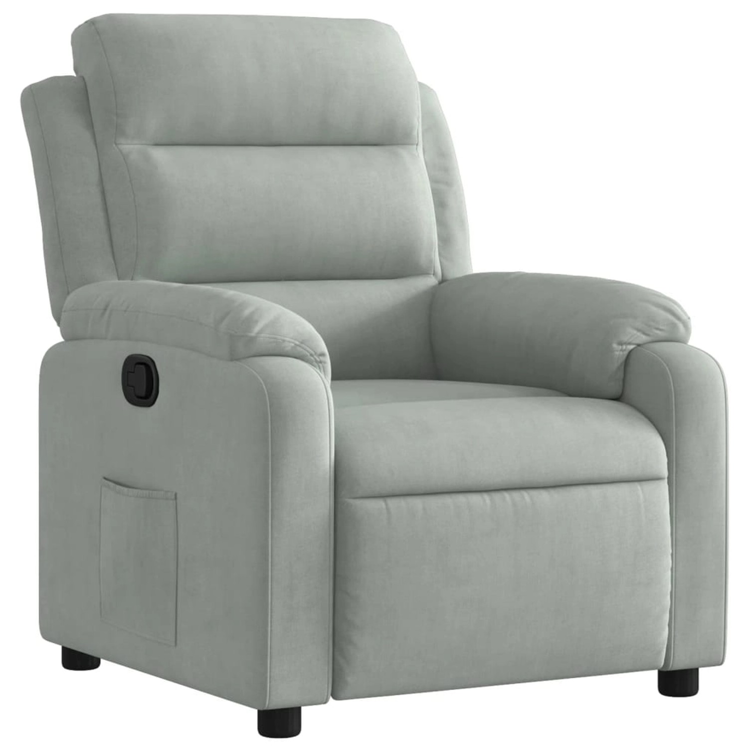 vidaXL Relaxsessel Hellgrau Samt Modell 28 vidaXL Relaxsessel Hellgrau Samt Modell 28 von VIDAXL