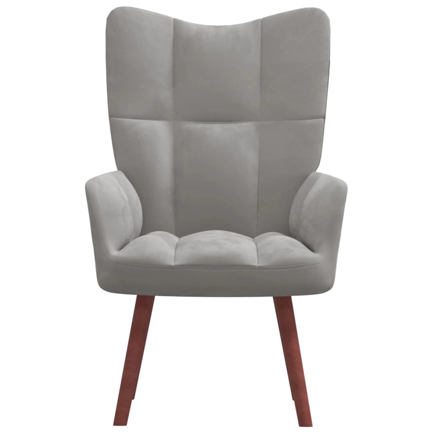 vidaXL Relaxsessel Hellgrau Samt Modell 8 vidaXL Relaxsessel Hellgrau Samt Modell 8 von VIDAXL