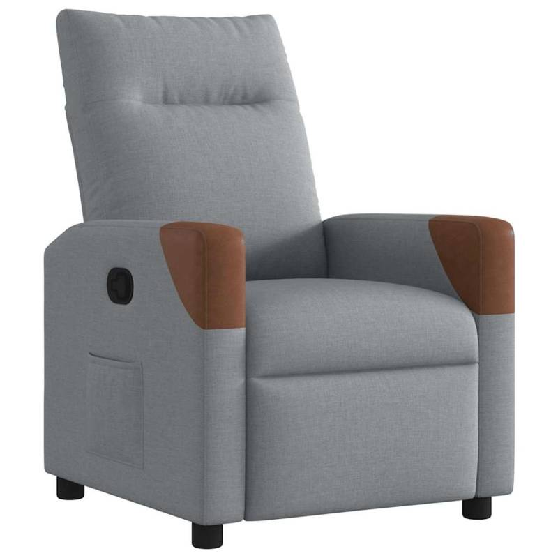 vidaXL Relaxsessel Hellgrau Stoff 4104809 vidaXL Relaxsessel Hellgrau Stoff 4104809 von VIDAXL