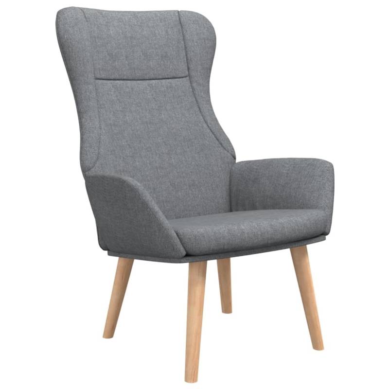 vidaXL Relaxsessel Hellgrau Stoff Modell 44 von VIDAXL