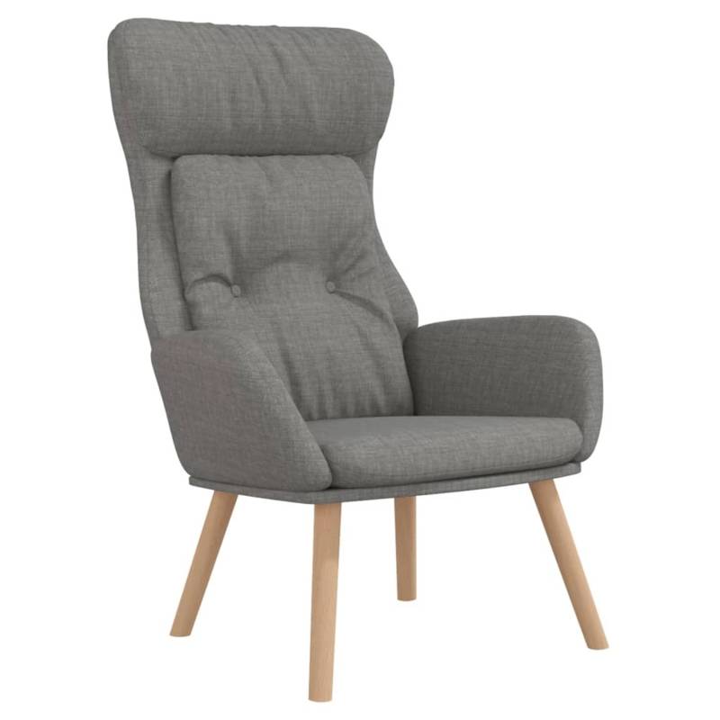 vidaXL Relaxsessel Hellgrau Stoff Modell 50 von VIDAXL