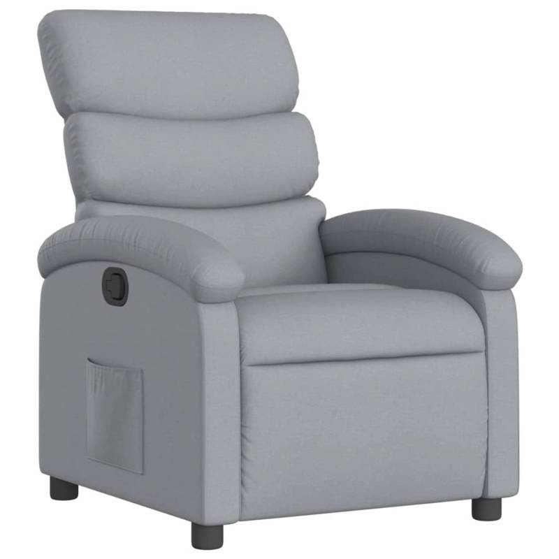 vidaXL Relaxsessel Hellgrau Stoff Modell 58 von VIDAXL