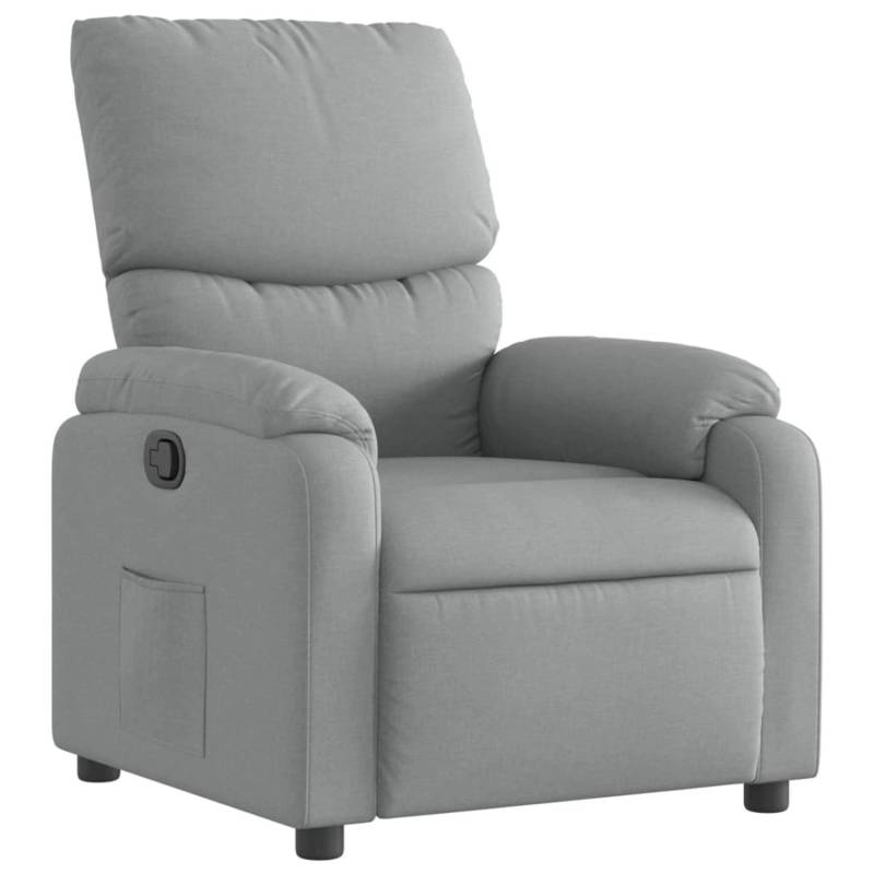 vidaXL Relaxsessel Hellgrau Stoff Modell 63 von VIDAXL