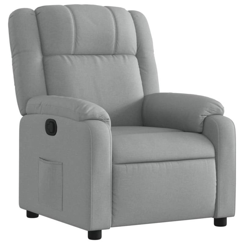 vidaXL Relaxsessel Hellgrau Stoff Modell 65 von VIDAXL
