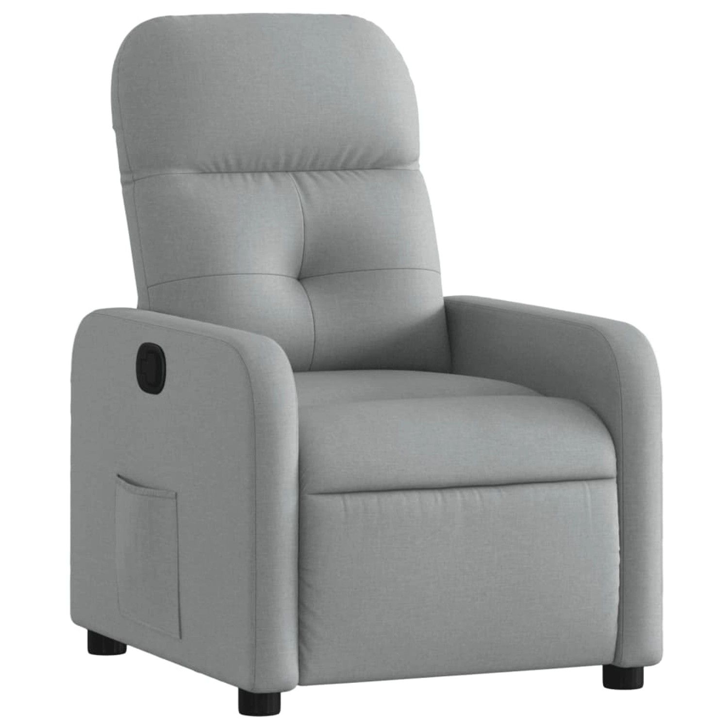 vidaXL Relaxsessel Hellgrau Stoff Modell 79 von VIDAXL