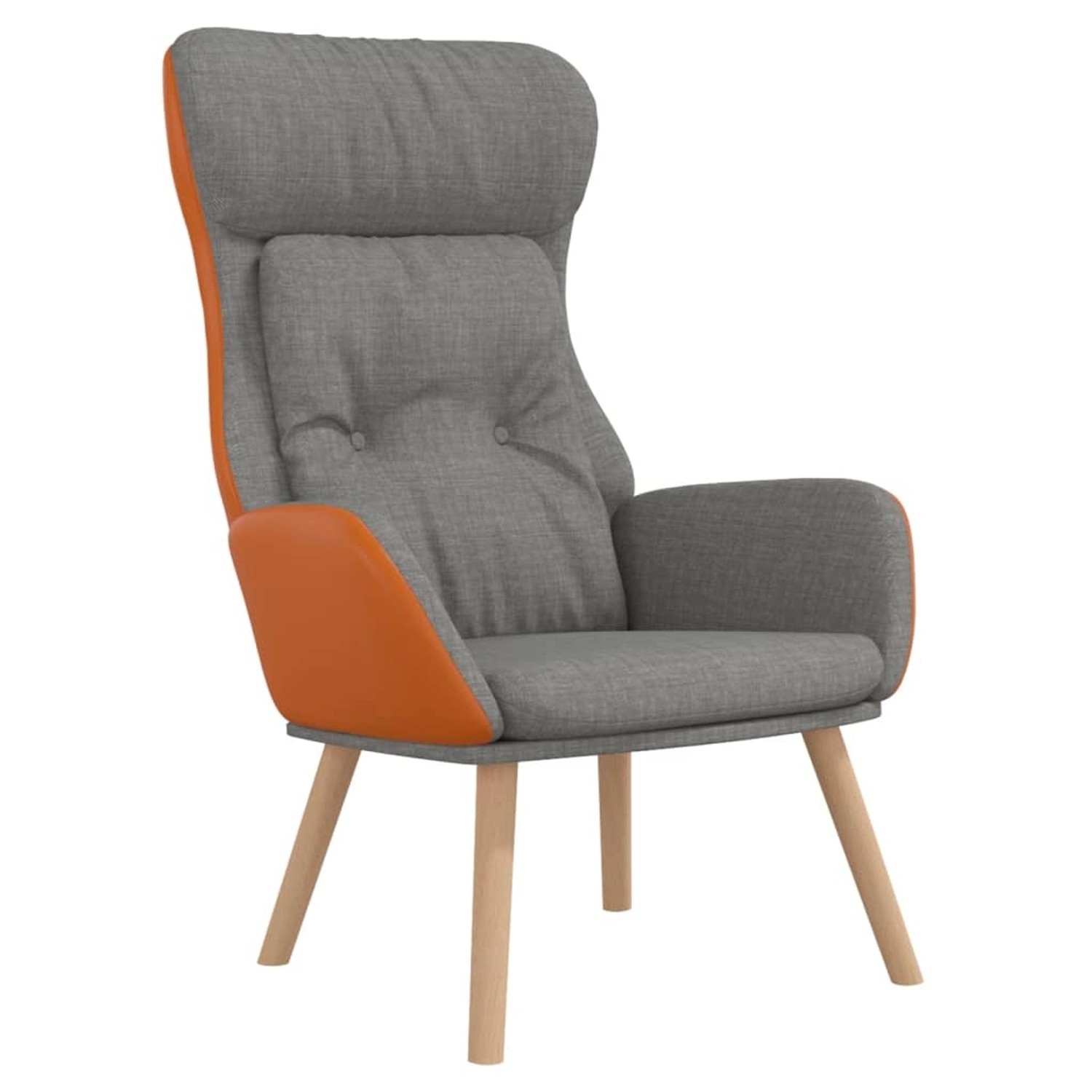 vidaXL Relaxsessel Hellgrau Stoff und PVC 341301 vidaXL Relaxsessel Hellgrau Stoff und PVC 341301 von VIDAXL