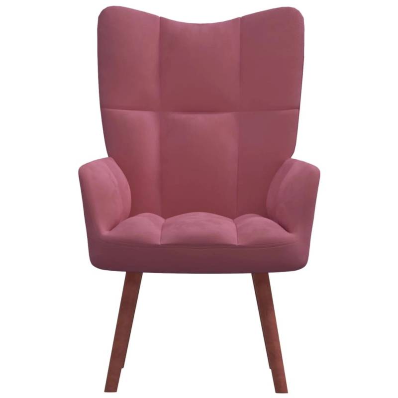 vidaXL Relaxsessel Rosa Samt Modell 8 von VIDAXL