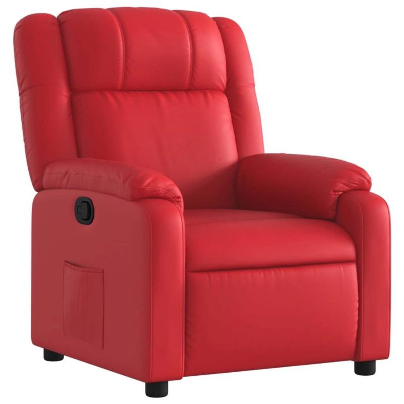 vidaXL Relaxsessel Rot Kunstleder 373527 von VIDAXL