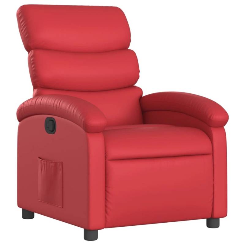 vidaXL Relaxsessel Rot Kunstleder Modell 21 von VIDAXL