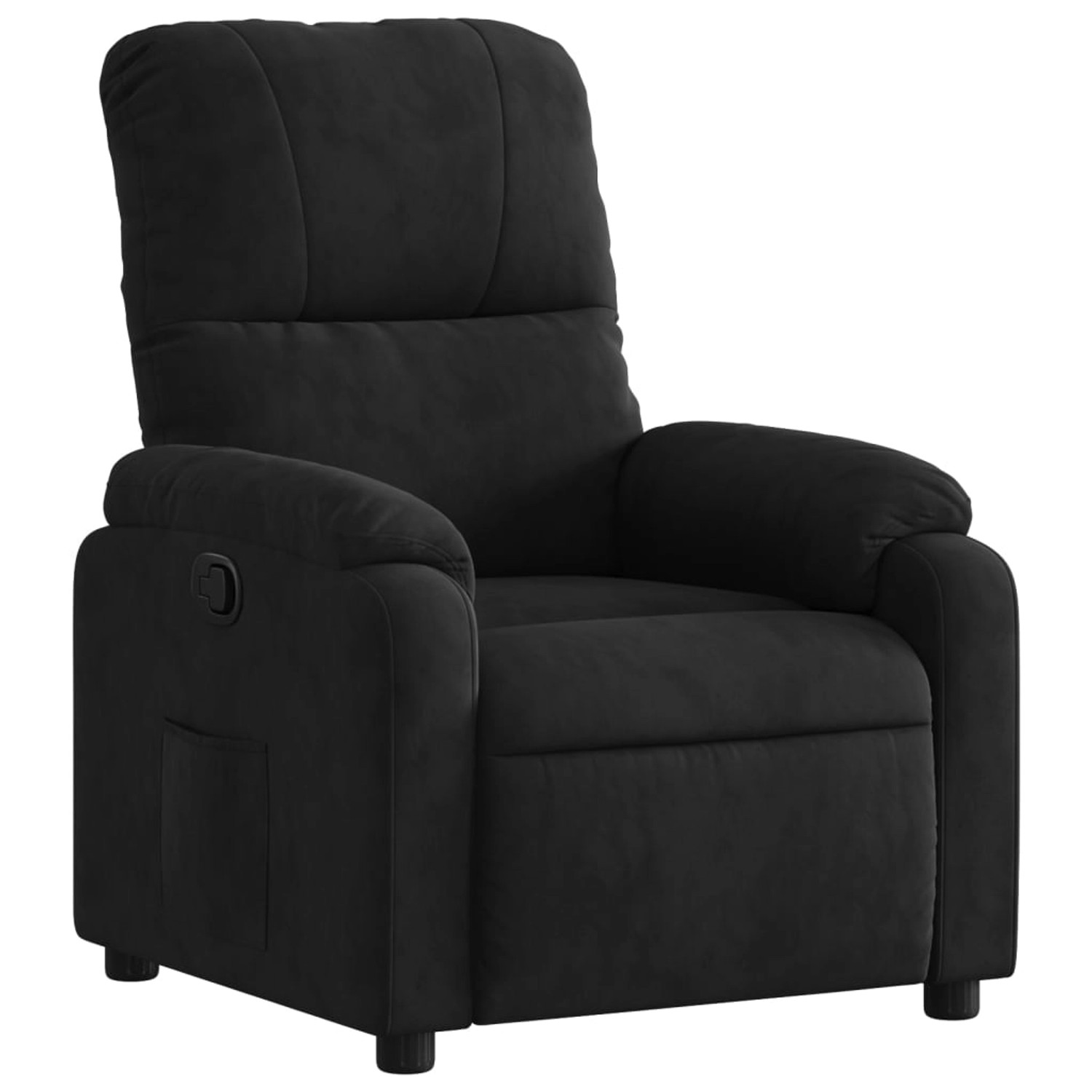 vidaXL Relaxsessel Schwarz Mikrofasergewebe Modell 4 vidaXL Relaxsessel Schwarz Mikrofasergewebe Modell 4 von VIDAXL