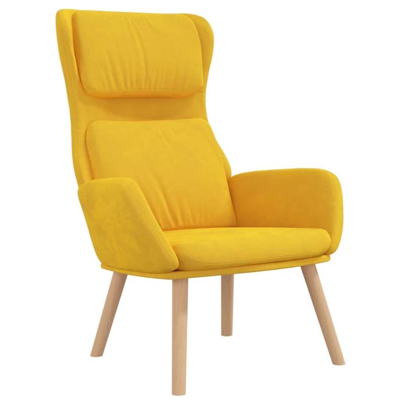 vidaXL Relaxsessel Senfgelb Samt Modell 22 von VIDAXL