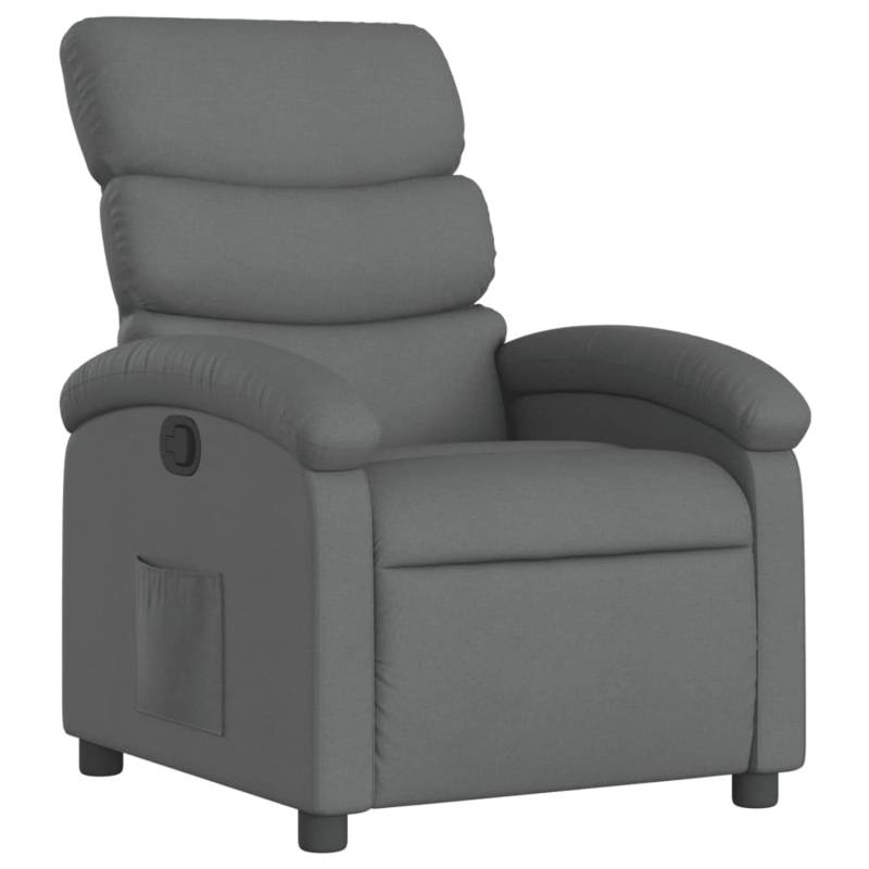 vidaXL Relaxsessel Stoff Dunkelgrau 3205805 von VIDAXL