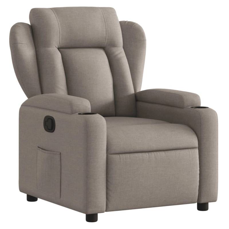 vidaXL Relaxsessel Taupe Stoff Modell 55 von VIDAXL