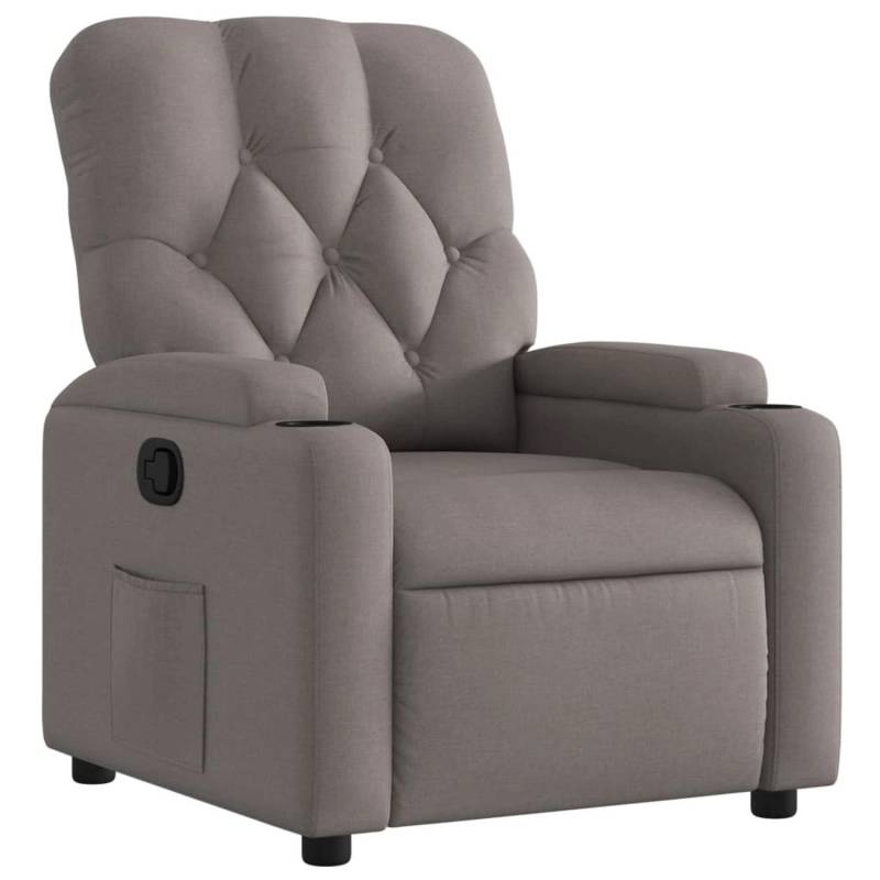 vidaXL Relaxsessel Taupe Stoff Modell 57 von VIDAXL