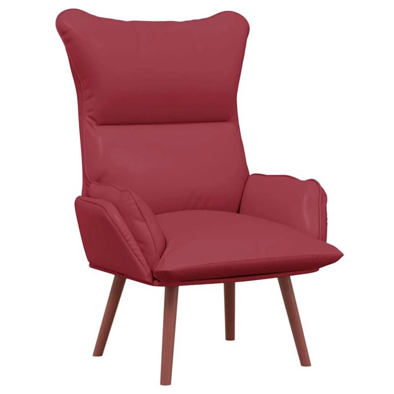 vidaXL Relaxsessel Weinrot 69 x 74 x 93 cm Kunstleder 42001860 vidaXL Relaxsessel Weinrot 69 x 74 x 93 cm Kunstleder 42001860 von VIDAXL