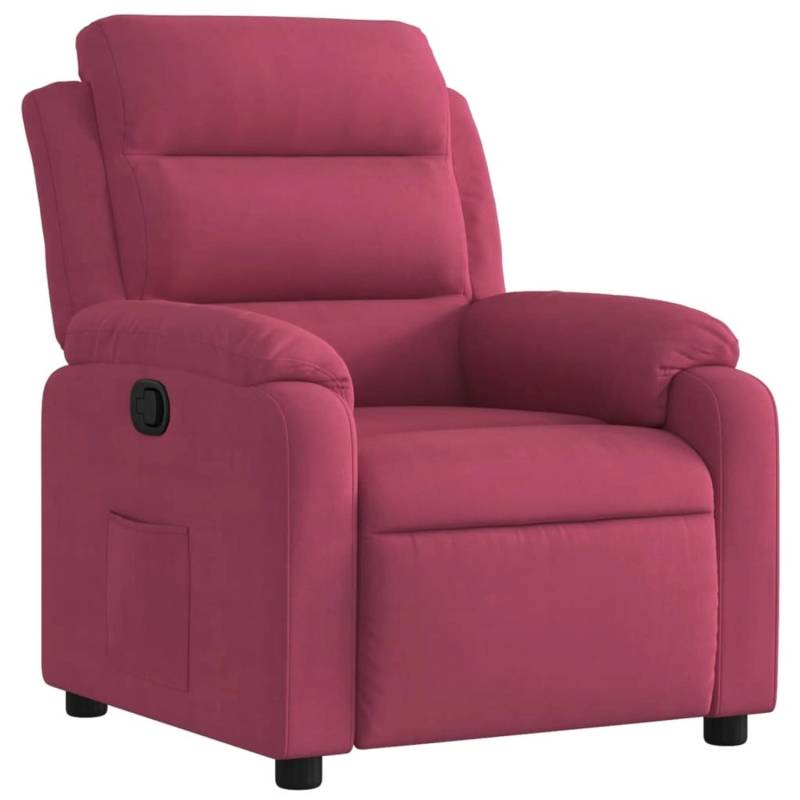 vidaXL Relaxsessel Weinrot Samt 373505 vidaXL Relaxsessel Weinrot Samt 373505 von VIDAXL