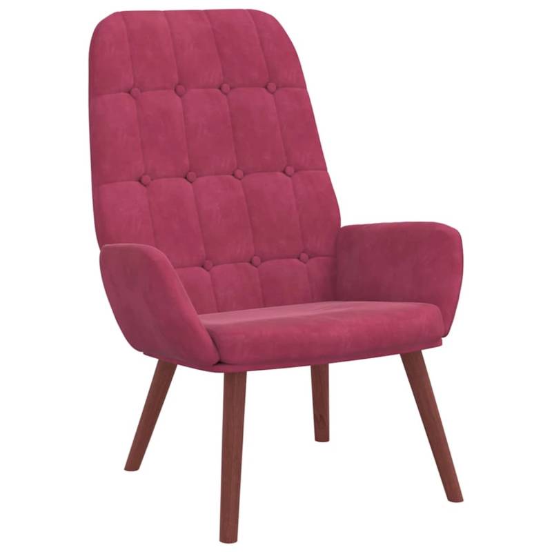 vidaXL Relaxsessel Weinrot Samt 4102637 vidaXL Relaxsessel Weinrot Samt 4102637 von VIDAXL