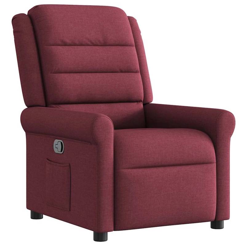 vidaXL Relaxsessel Weinrot Stoff 4015639 von VIDAXL