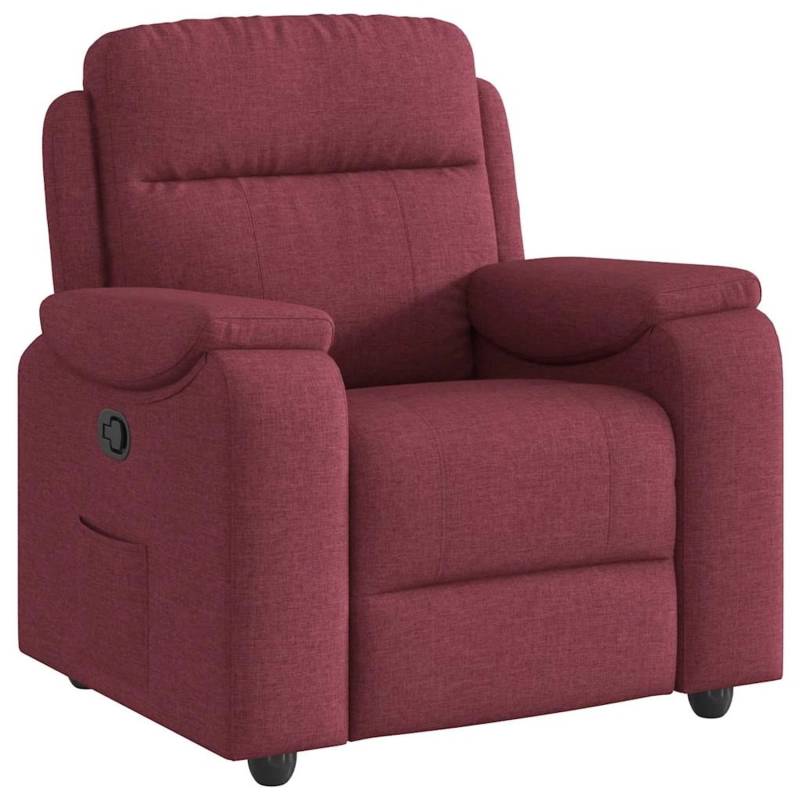 vidaXL Relaxsessel Weinrot Stoff 4015683 von VIDAXL