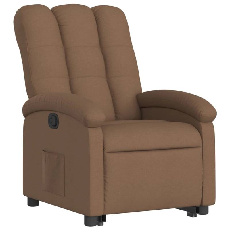 vidaXL Relaxsessel mit Aufstehhilfe Braun Stoff Modell 14 von VIDAXL