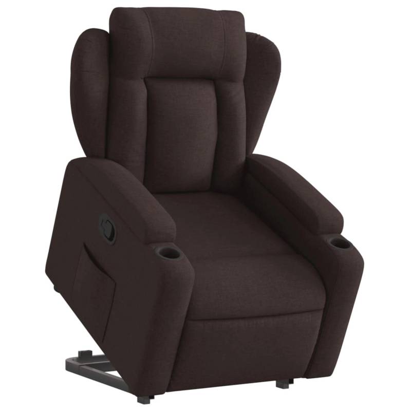 vidaXL Relaxsessel mit Aufstehhilfe Dunkelbraun Stoff Modell 15 vidaXL Relaxsessel mit Aufstehhilfe Dunkelbraun Stoff Modell 15 von VIDAXL