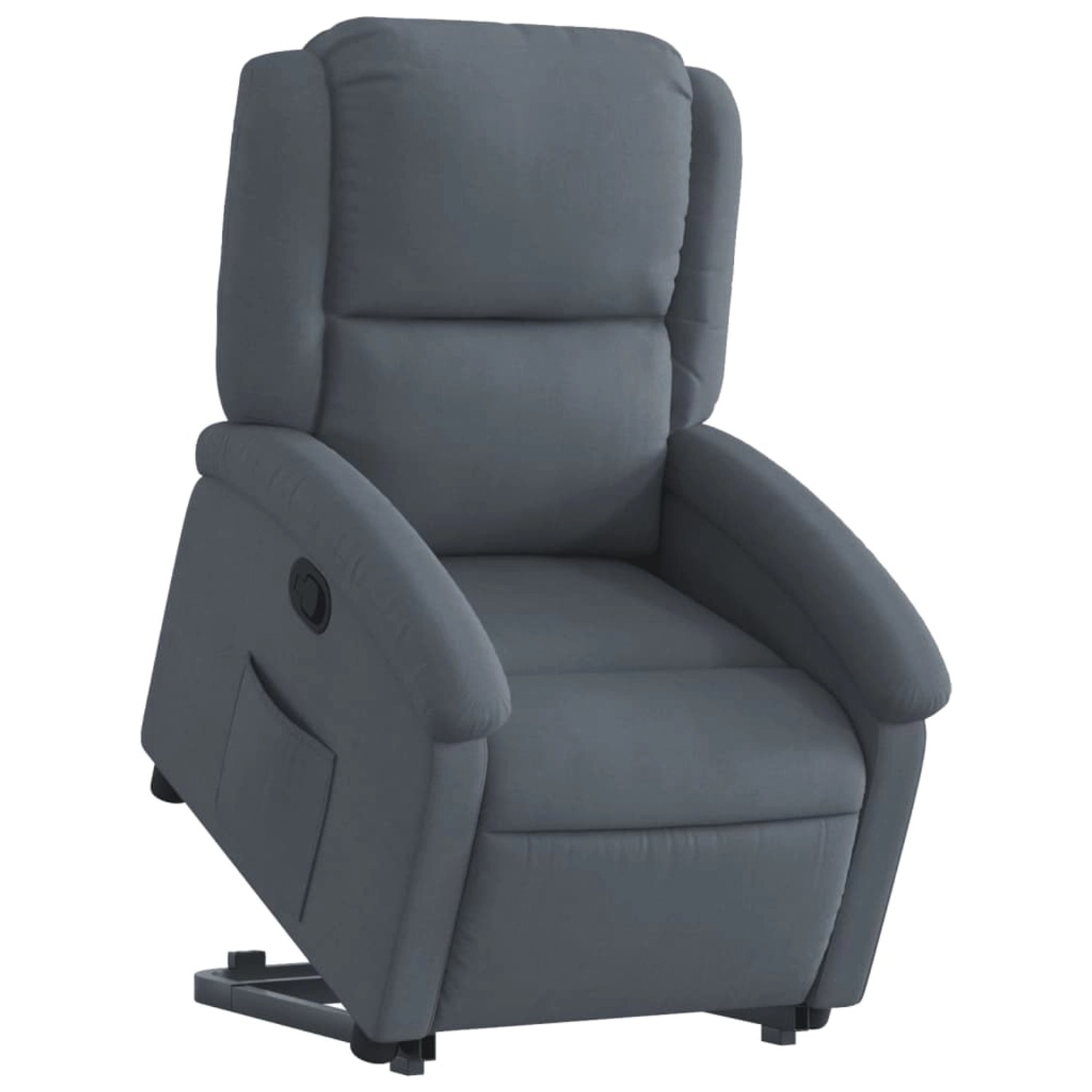 vidaXL Relaxsessel mit Aufstehhilfe Dunkelgrau Samt Modell 1 vidaXL Relaxsessel mit Aufstehhilfe Dunkelgrau Samt Modell 1 von VIDAXL