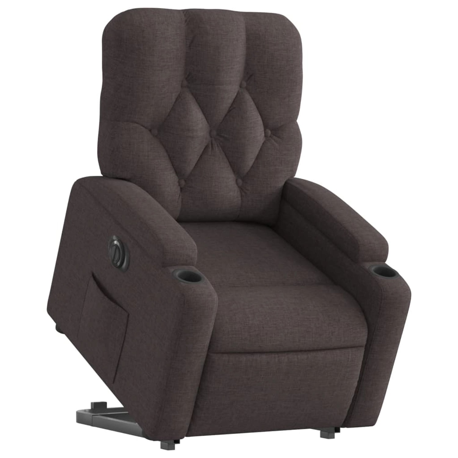 vidaXL Relaxsessel mit Aufstehhilfe Elektrisch Dunkelbraun Stoff Modell 6 vidaXL Relaxsessel mit Aufstehhilfe Elektrisch Dunkelbraun Stoff Modell 6 von VIDAXL