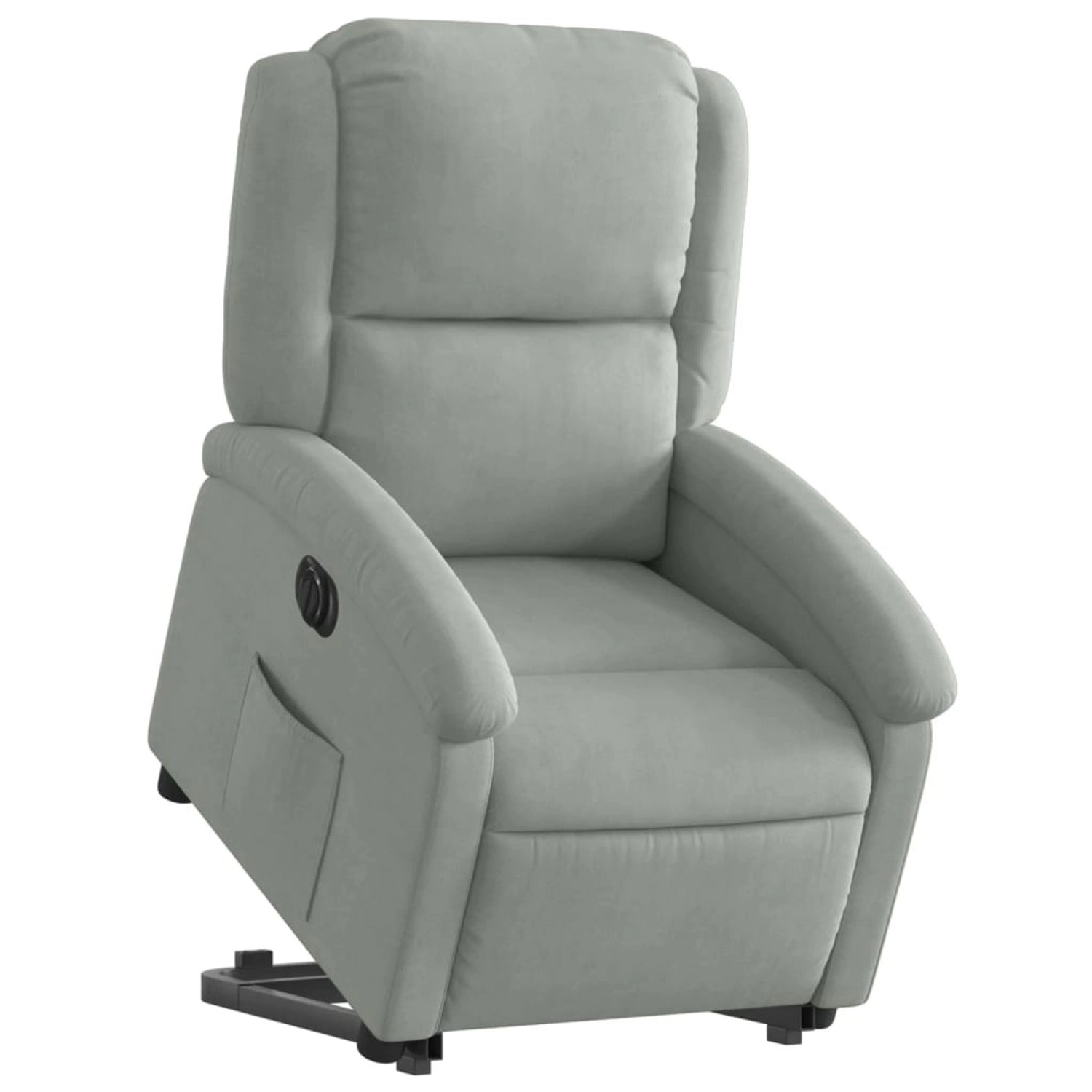 vidaXL Relaxsessel mit Aufstehhilfe Elektrisch Hellgrau Samt Modell 1 vidaXL Relaxsessel mit Aufstehhilfe Elektrisch Hellgrau Samt Modell 1 von VIDAXL