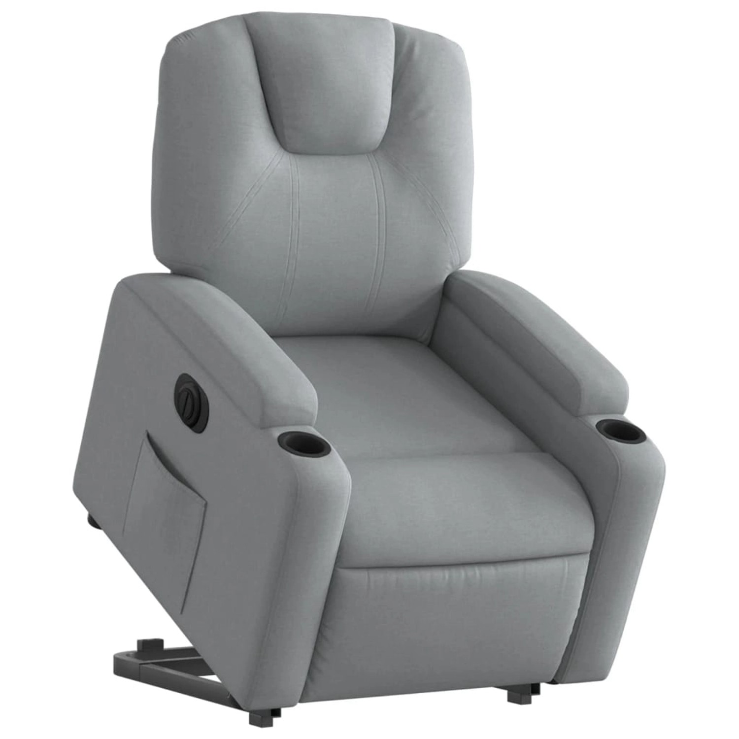 vidaXL Relaxsessel mit Aufstehhilfe Elektrisch Hellgrau Stoff Modell 7 vidaXL Relaxsessel mit Aufstehhilfe Elektrisch Hellgrau Stoff Modell 7 von VIDAXL