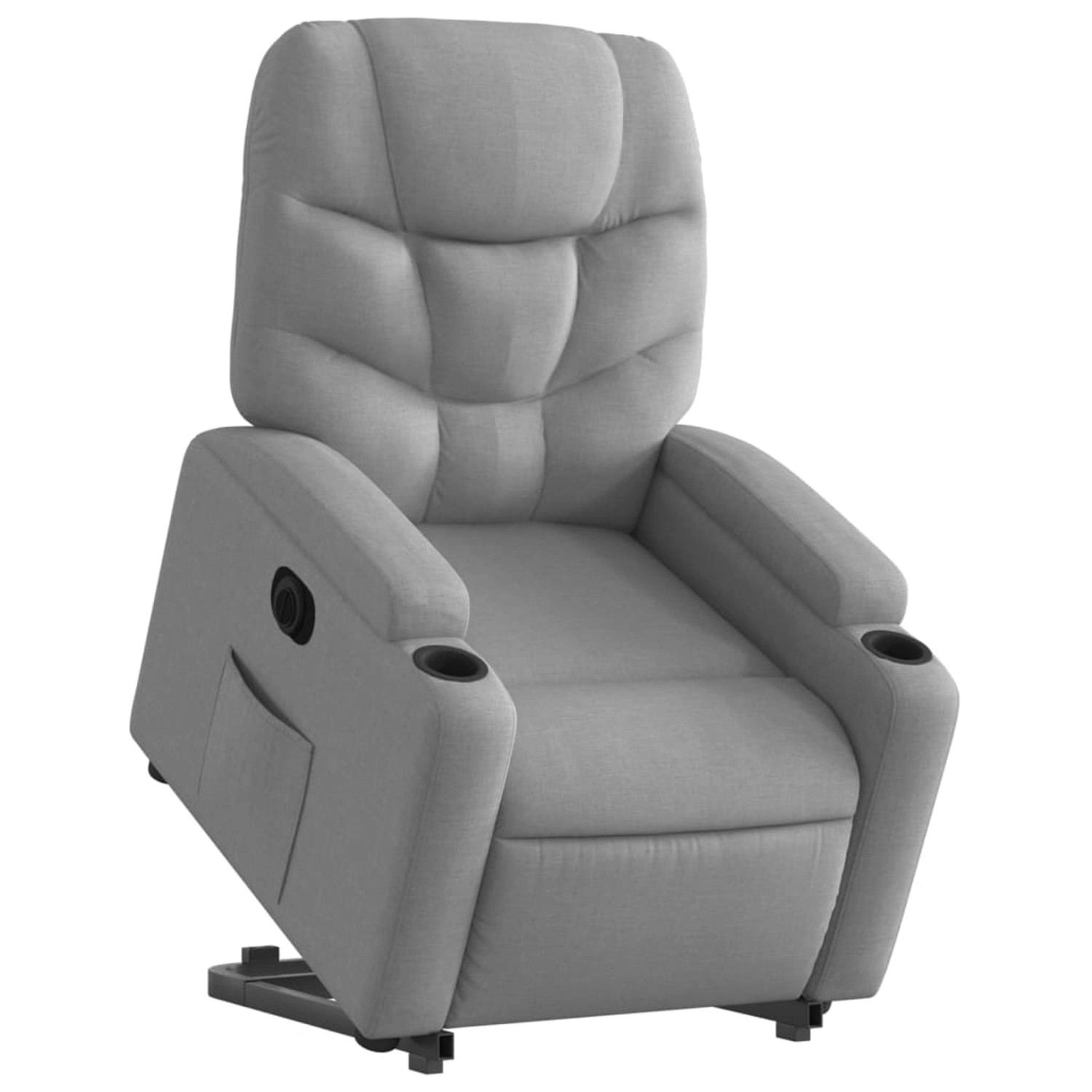 vidaXL Relaxsessel mit Aufstehhilfe Elektrisch Hellgrau Stoff Modell 8 vidaXL Relaxsessel mit Aufstehhilfe Elektrisch Hellgrau Stoff Modell 8 von VIDAXL