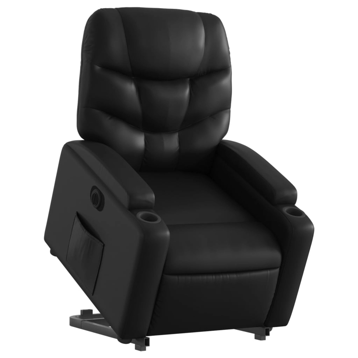 vidaXL Relaxsessel mit Aufstehhilfe Elektrisch Schwarz Kunstleder Modell 10 von VIDAXL