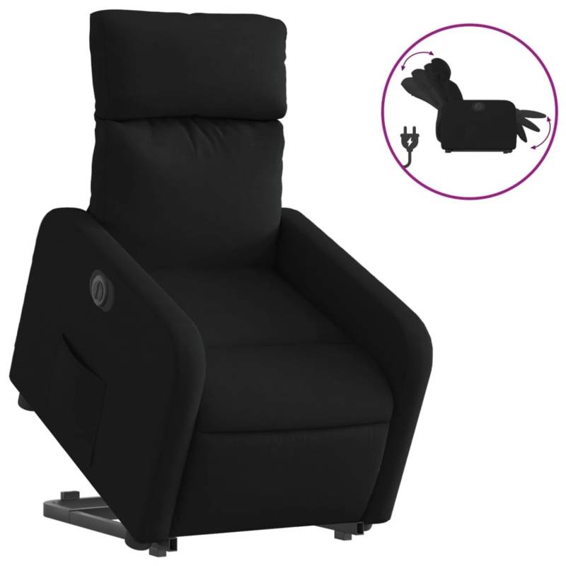 vidaXL Relaxsessel mit Aufstehhilfe Elektrisch Schwarz Stoff Modell 14 von VIDAXL
