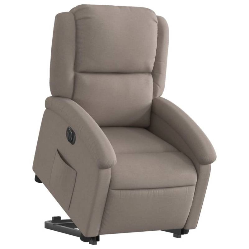 vidaXL Relaxsessel mit Aufstehhilfe Elektrisch Taupe Stoff Modell 2 von VIDAXL