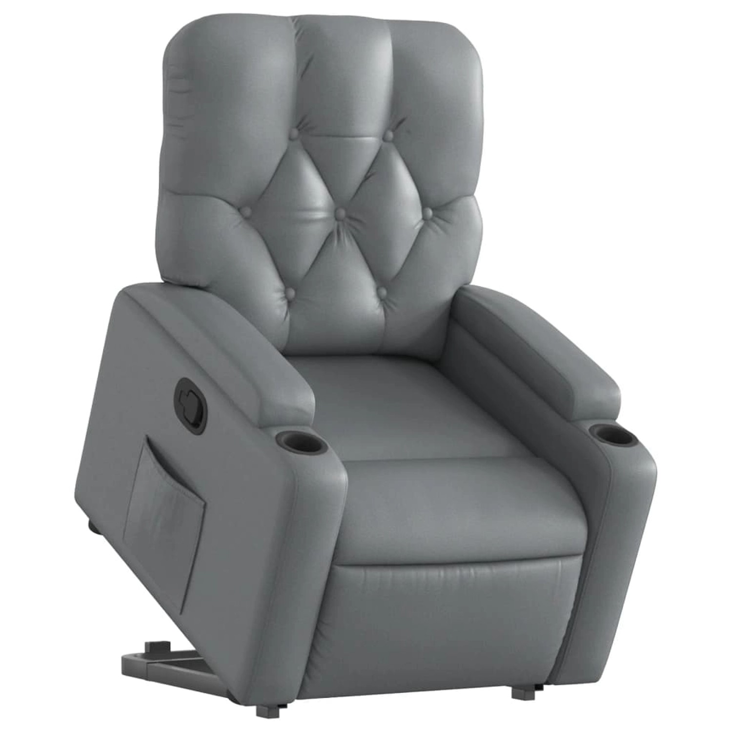 vidaXL Relaxsessel mit Aufstehhilfe Grau Kunstleder Modell 13 vidaXL Relaxsessel mit Aufstehhilfe Grau Kunstleder Modell 13 von VIDAXL
