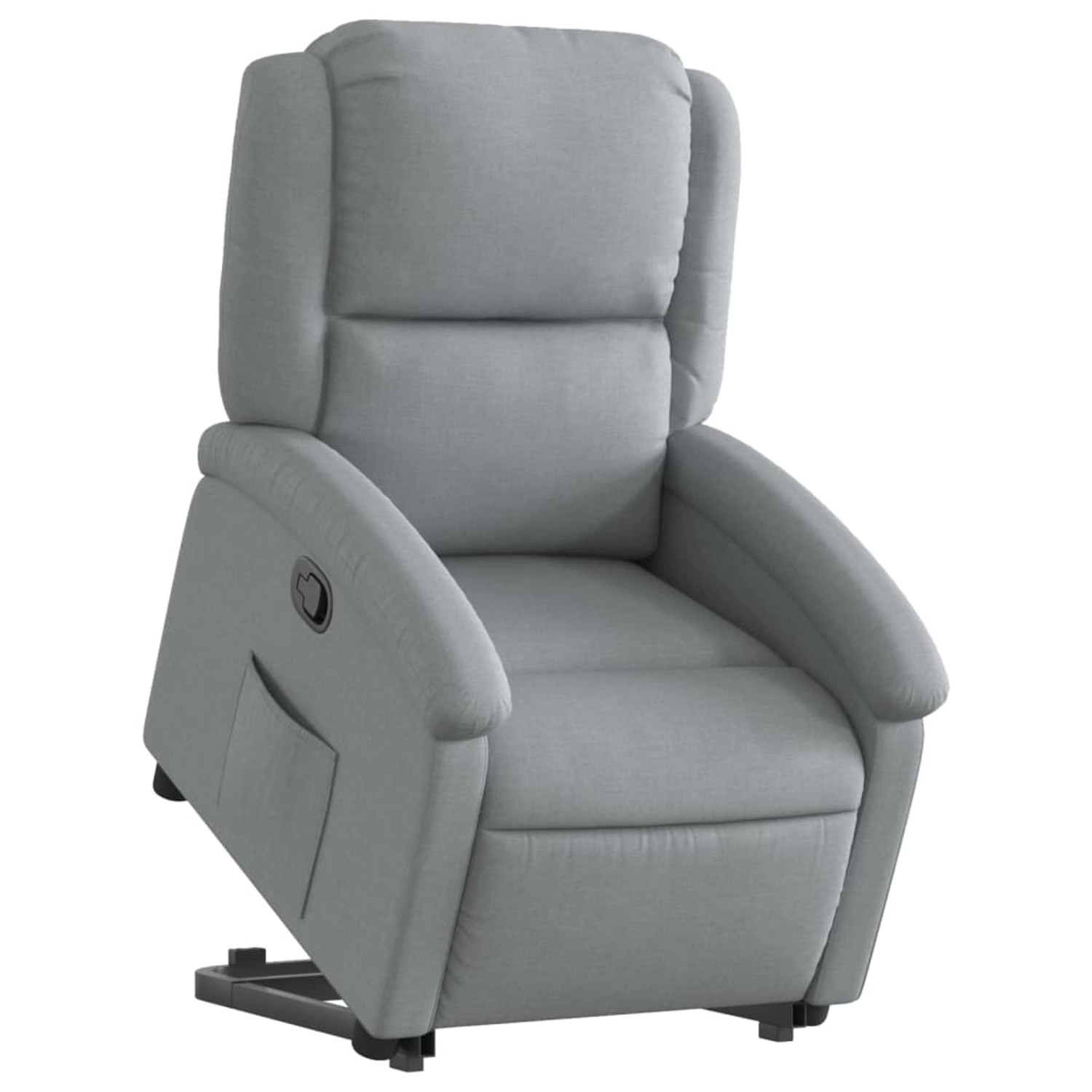 vidaXL Relaxsessel mit Aufstehhilfe Hellgrau Stoff Modell 15 von VIDAXL