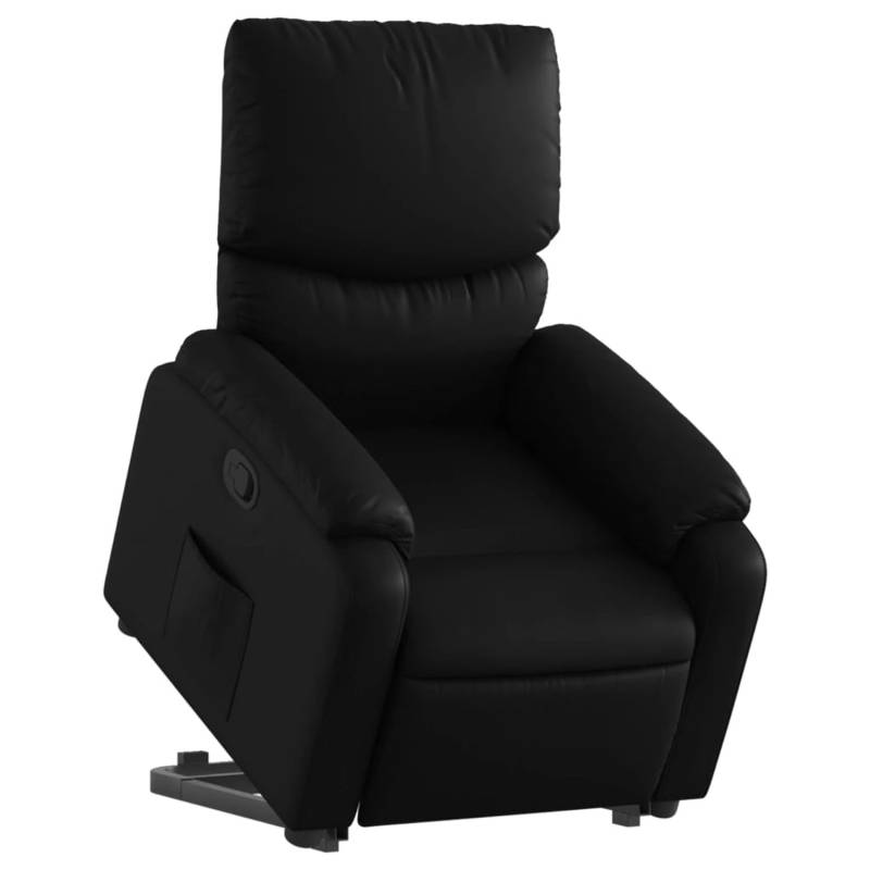 vidaXL Relaxsessel mit Aufstehhilfe Schwarz Kunstleder Modell 12 von VIDAXL