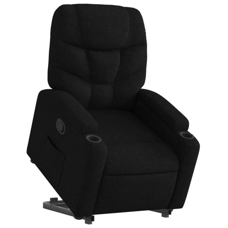 vidaXL Relaxsessel mit Aufstehhilfe Schwarz Stoff Modell 17 von VIDAXL