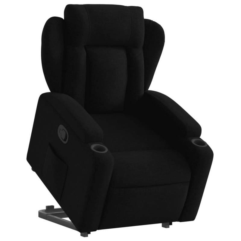 vidaXL Relaxsessel mit Aufstehhilfe Schwarz Stoff Modell 18 von VIDAXL