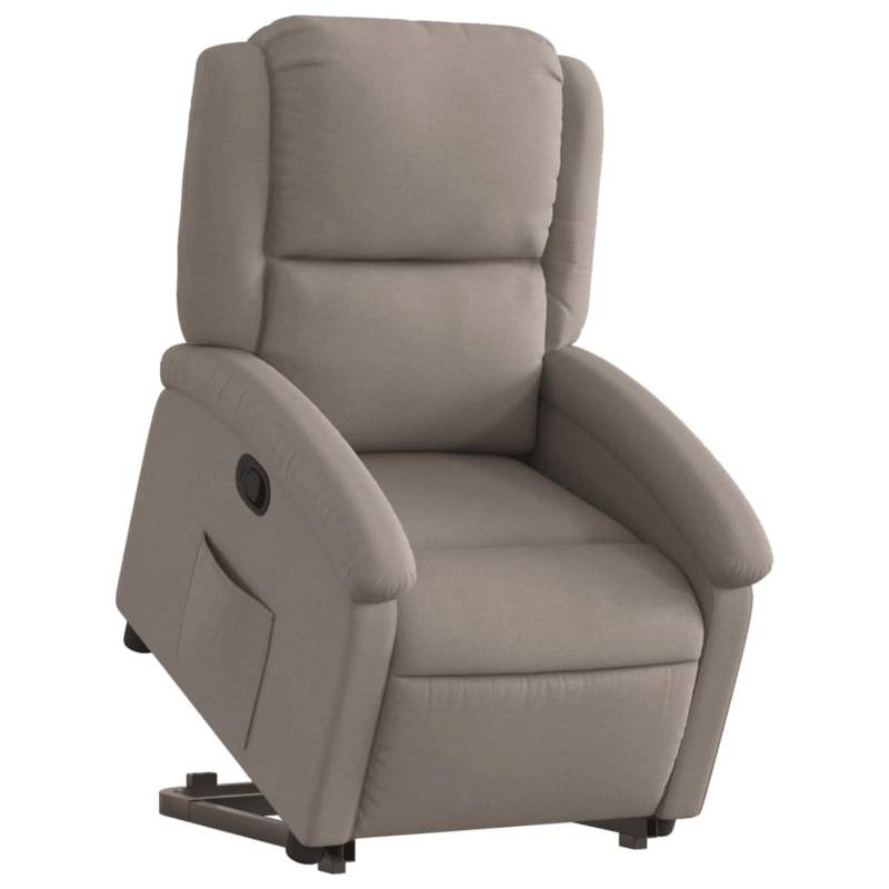 vidaXL Relaxsessel mit Aufstehhilfe Taupe Stoff Modell 21 von VIDAXL