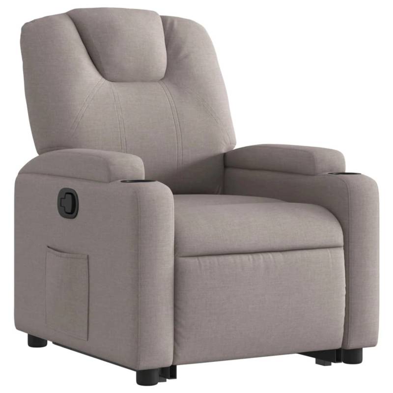 vidaXL Relaxsessel mit Aufstehhilfe Taupe Stoff Modell 27 von VIDAXL