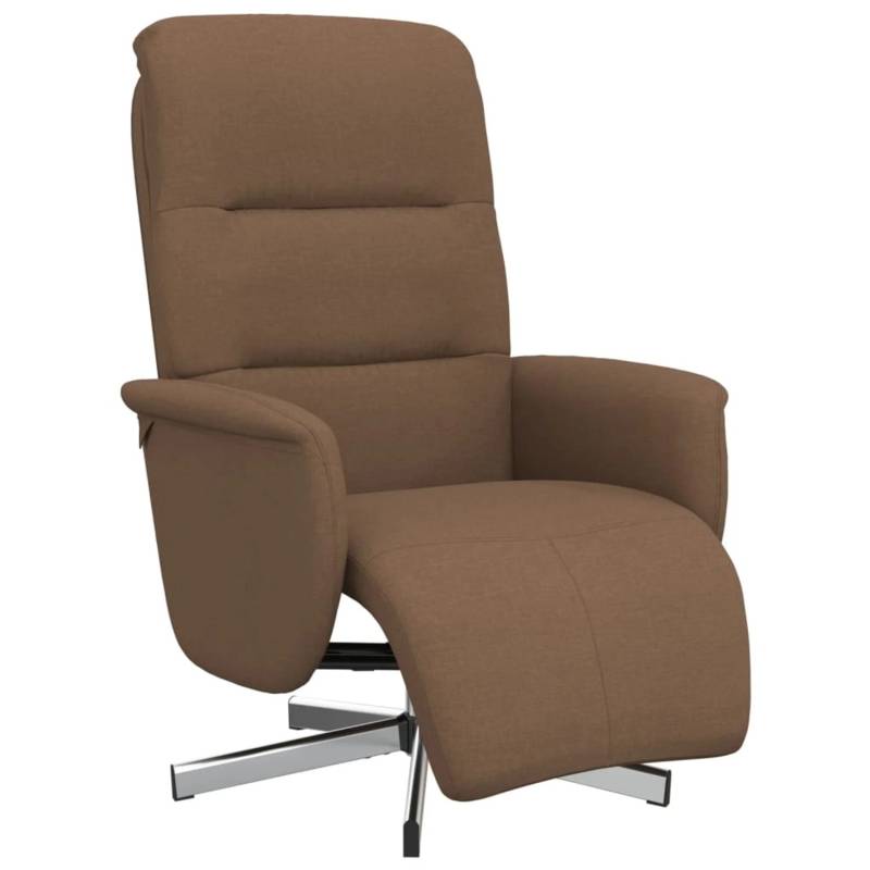 vidaXL Relaxsessel mit Fußteil Braun Stoff 356564 vidaXL Relaxsessel mit Fußteil Braun Stoff 356564 von VIDAXL