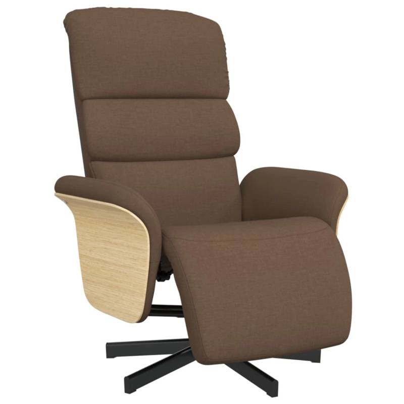 vidaXL Relaxsessel mit Fußteil Braun Stoff 356604 vidaXL Relaxsessel mit Fußteil Braun Stoff 356604 von VIDAXL