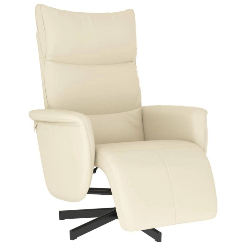 vidaXL Relaxsessel mit Fußteil Creme Kunstleder 356585 vidaXL Relaxsessel mit Fußteil Creme Kunstleder 356585 von VIDAXL