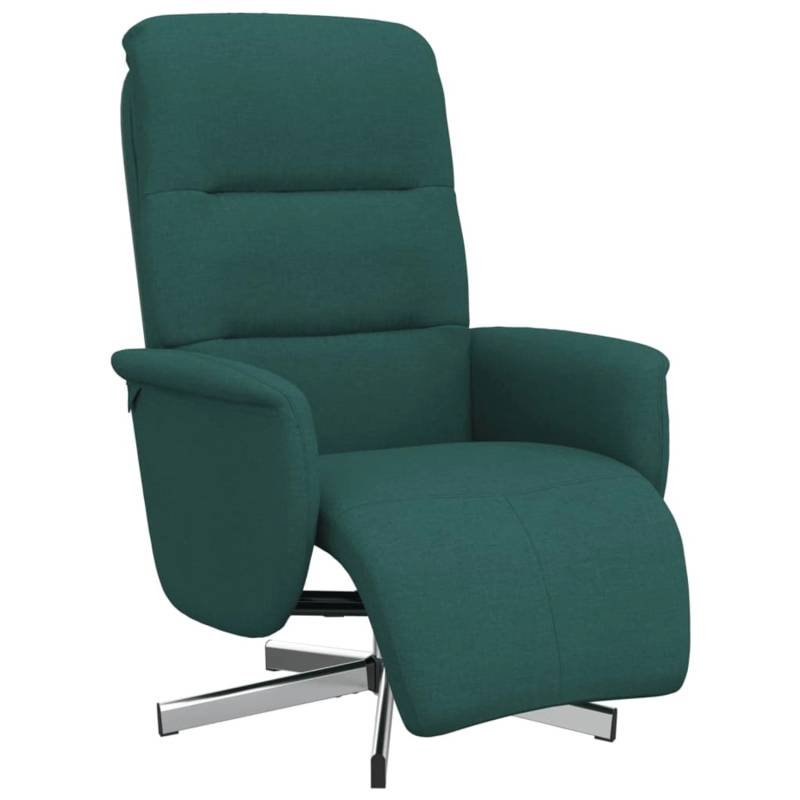 vidaXL Relaxsessel mit Fußteil Dunkelgrün Stoff 356565 vidaXL Relaxsessel mit Fußteil Dunkelgrün Stoff 356565 von VIDAXL