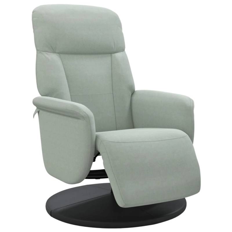 vidaXL Relaxsessel mit Fußteil Hellgrau Samt 356682 vidaXL Relaxsessel mit Fußteil Hellgrau Samt 356682 von VIDAXL