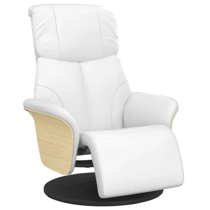 vidaXL Relaxsessel mit Fußteil Weiß Kunstleder 356630 vidaXL Relaxsessel mit Fußteil Weiß Kunstleder 356630 von VIDAXL