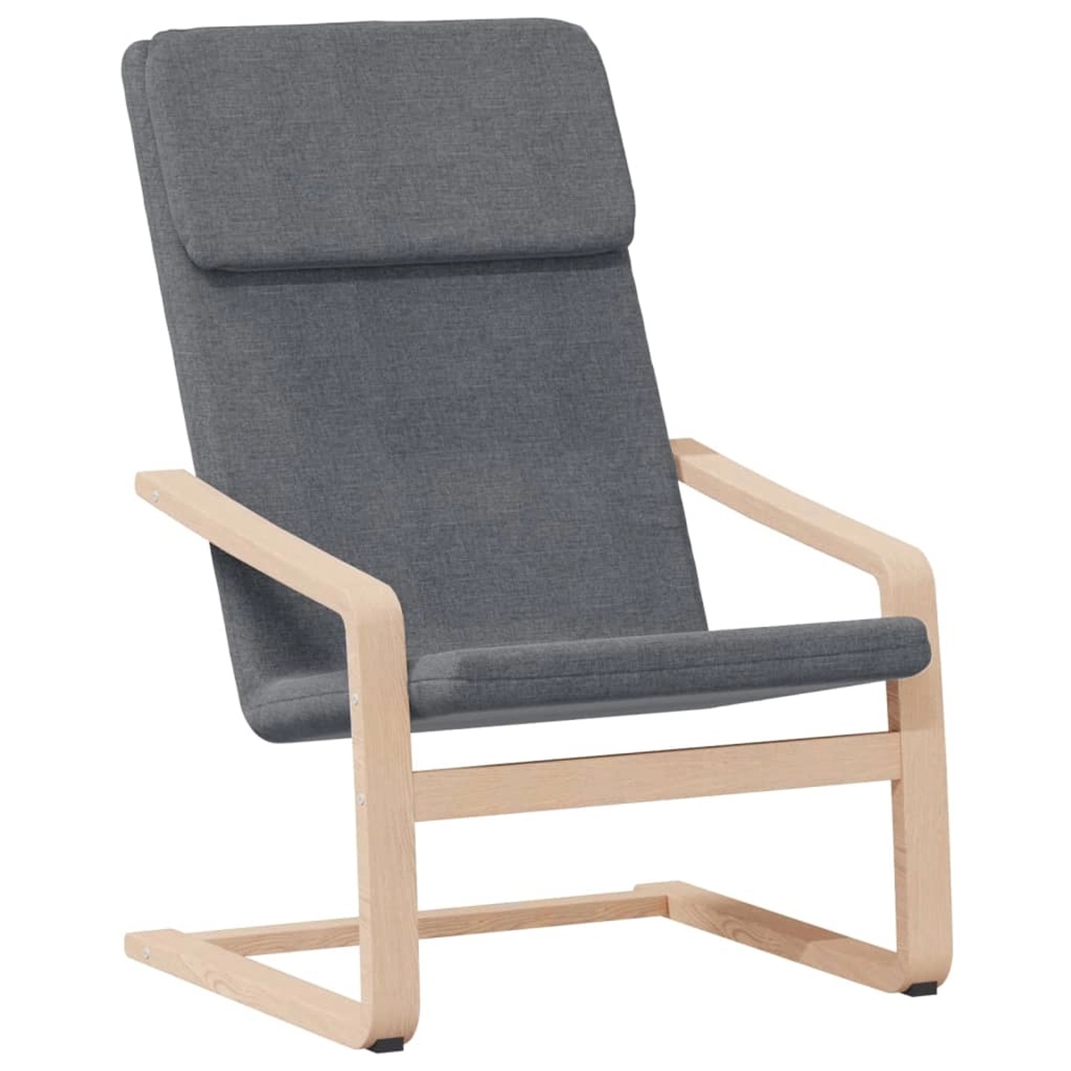 vidaXL Relaxsessel mit Hocker Dunkelgrau Stoff Modell 24 vidaXL Relaxsessel mit Hocker Dunkelgrau Stoff Modell 24 von VIDAXL