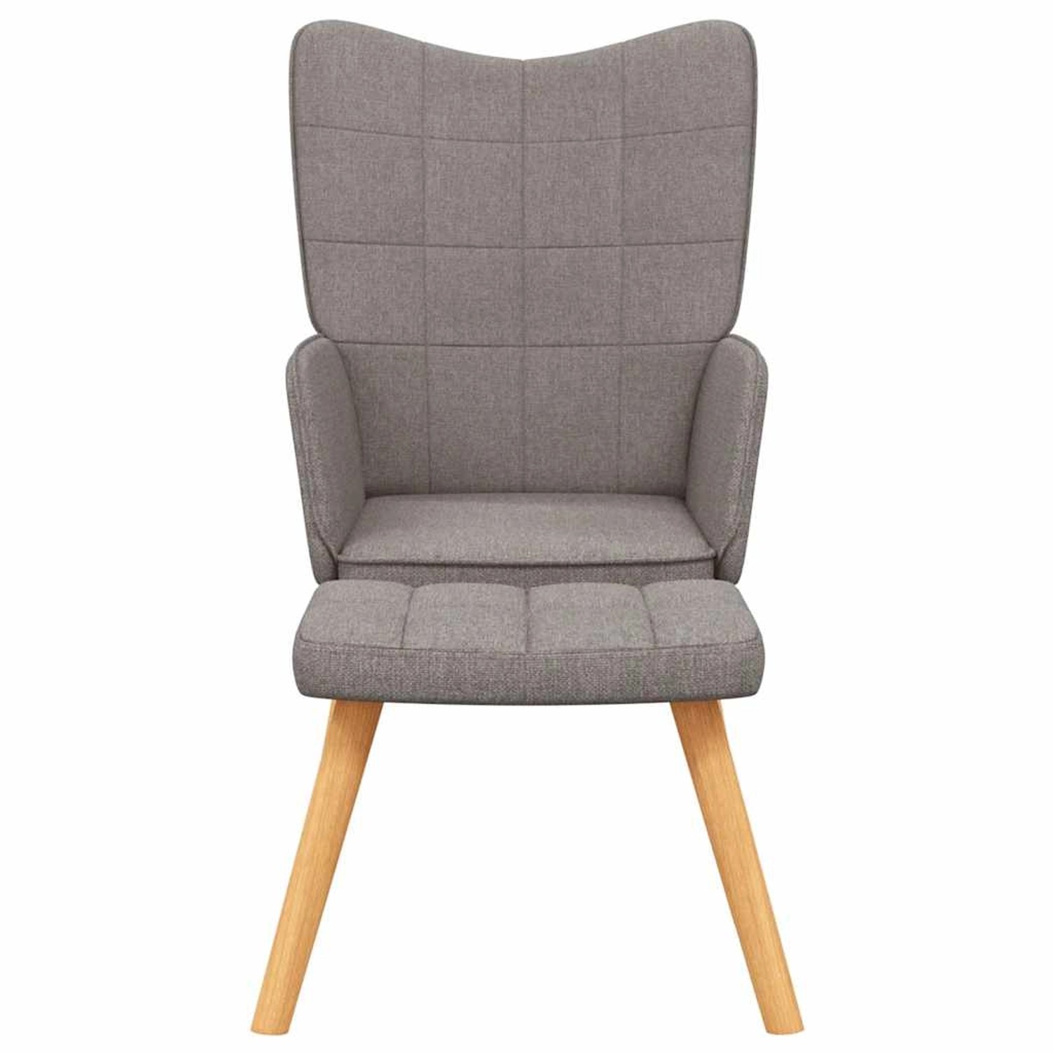 vidaXL Relaxsessel mit Hocker Taupe Stoff Modell 4 vidaXL Relaxsessel mit Hocker Taupe Stoff Modell 4 von VIDAXL