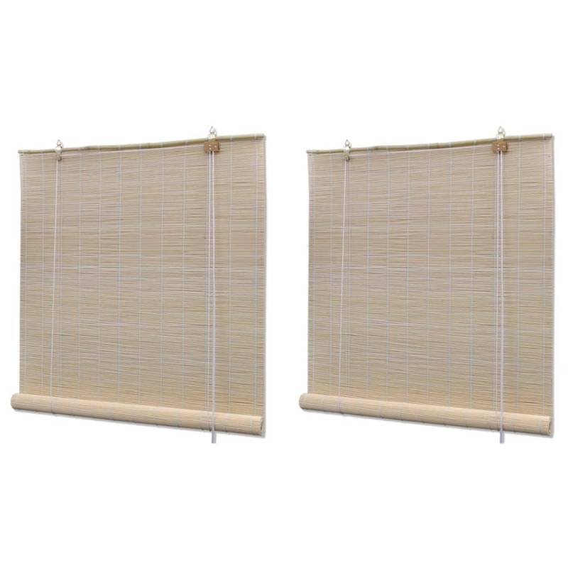 vidaXL Rollos 2 Stk aus Bambus 120 x 160 cm von VIDAXL