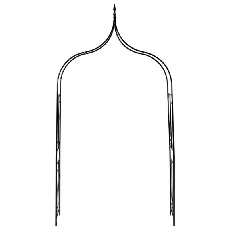 vidaXL Rosenbogen Dunkelgrün 120x38x258 cm Eisen von VIDAXL